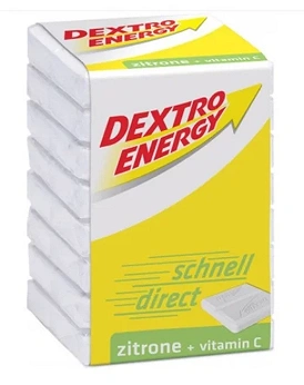 Dextro Energy, pastylki do ssania z glukozą o smaku cytrynowym, 8 szt.