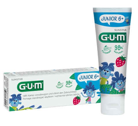 Sunstar GUM Junior Monster 6+, pasta do zębów, 50 ml