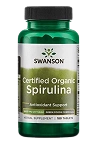 Swanson Spirulina Organic,certyfikowana 180 tabletek