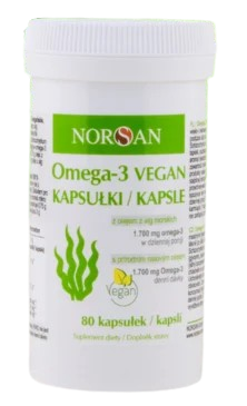 Norsan Omega-3 Vegan 80 kapsułek