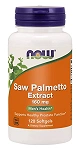 Now Foods Saw Palmetto Ekstrakt  kapsułki ze składnikami wspomagającymi zdrowe funkcje dróg moczowych i prostaty, 120 szt.