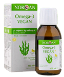 Norsan Omega-3 Vegan olej z alg, cytrynowy, 100 ml