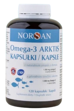 Norsan Omega-3 Arktis 120 kapsułek