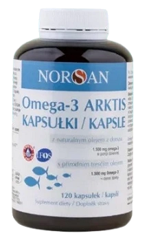 Norsan Omega-3 Arktis, 120 kapsułek