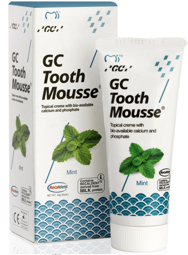 GC Tooth Mousse, płynne szkliwo, bez fluoru, miętowa, 35 ml