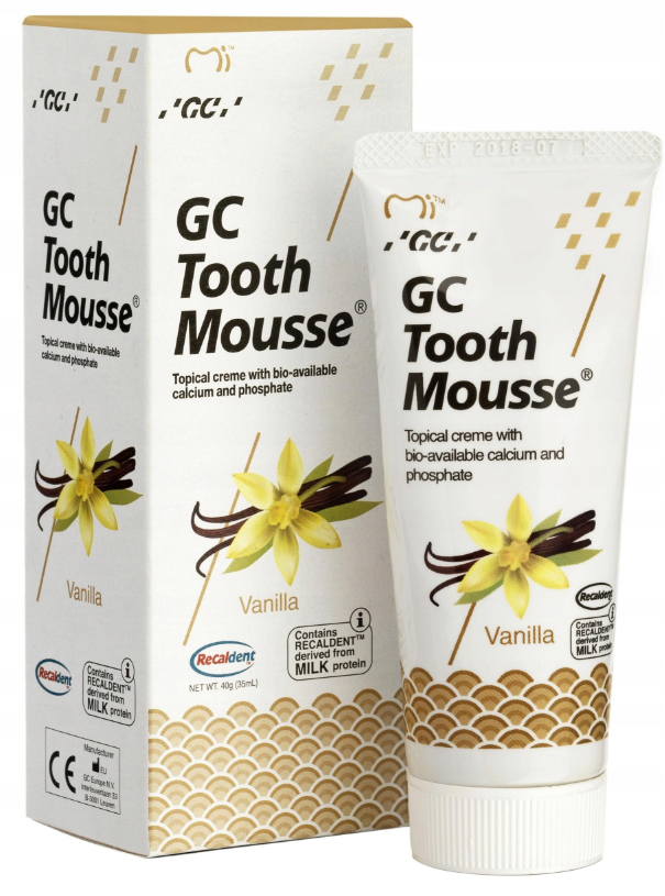 GC Tooth Mousse, płynne szkliwo, wanilia, 35 ml