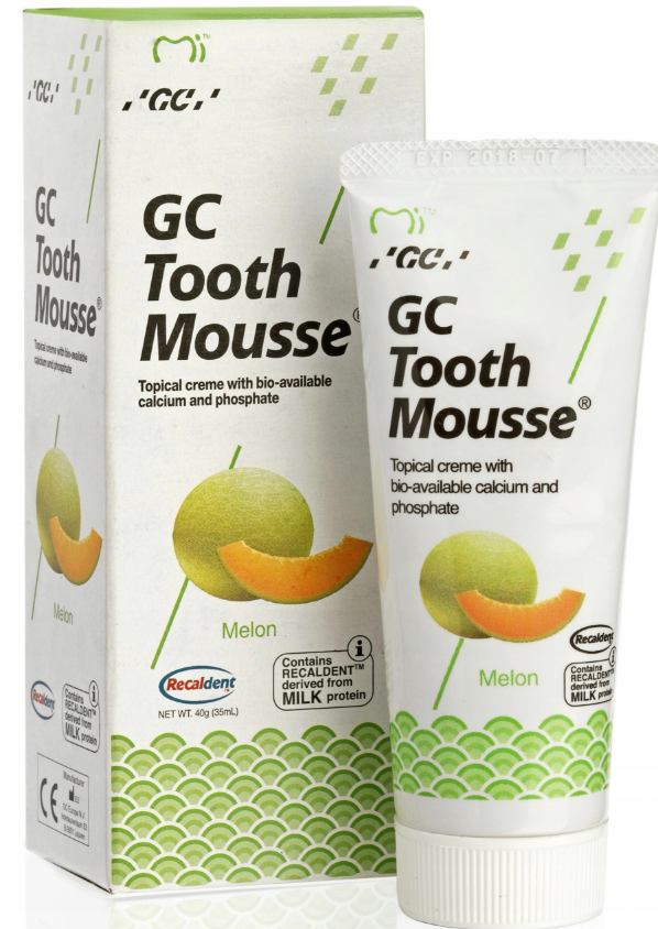 GC Tooth Mousse płynne szkliwo, bez fluoru, melon, 35 ml