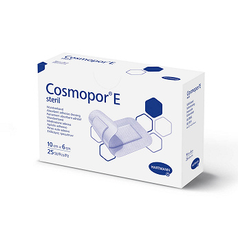 COSMOPOR E , opatrunek jałolwy 20 x 8 cm, 25 szt.