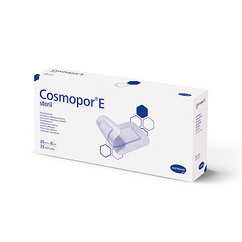 COSMOPOR E , opatrunek jałolwy 20 x 8 cm, 25 szt.