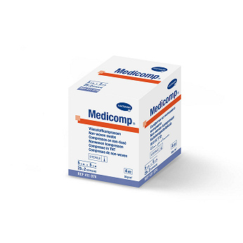 Kompresy MEDICOMP, jałowe, 5 x 5 cm 50 szt.
