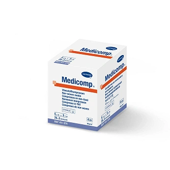 Kompresy MEDICOMP, jałowe, 5 x 5 cm 50 szt.