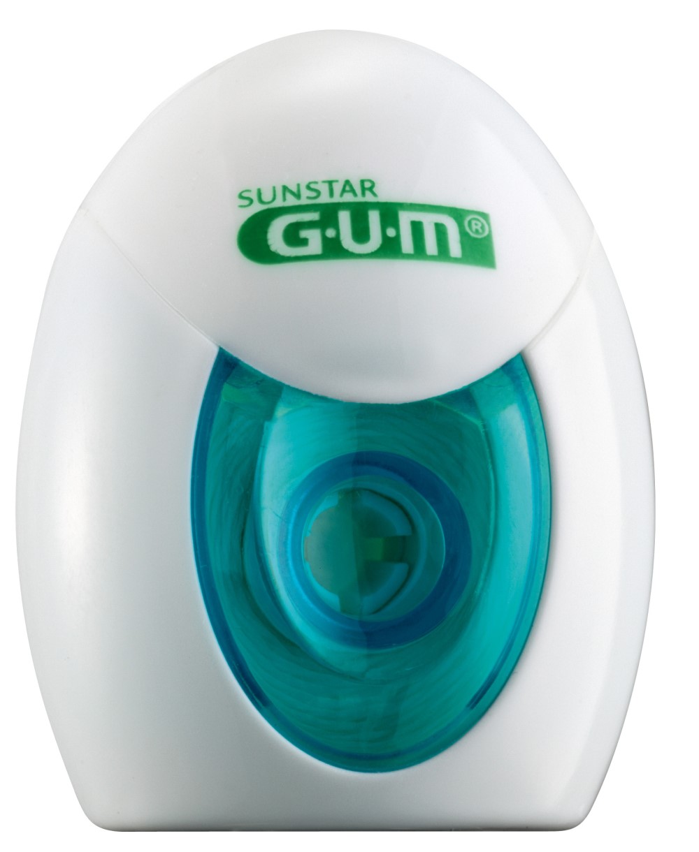 SUNSTAR GUM Original White, wybielająca nić dentystyczna 30 m, 1 szt.
