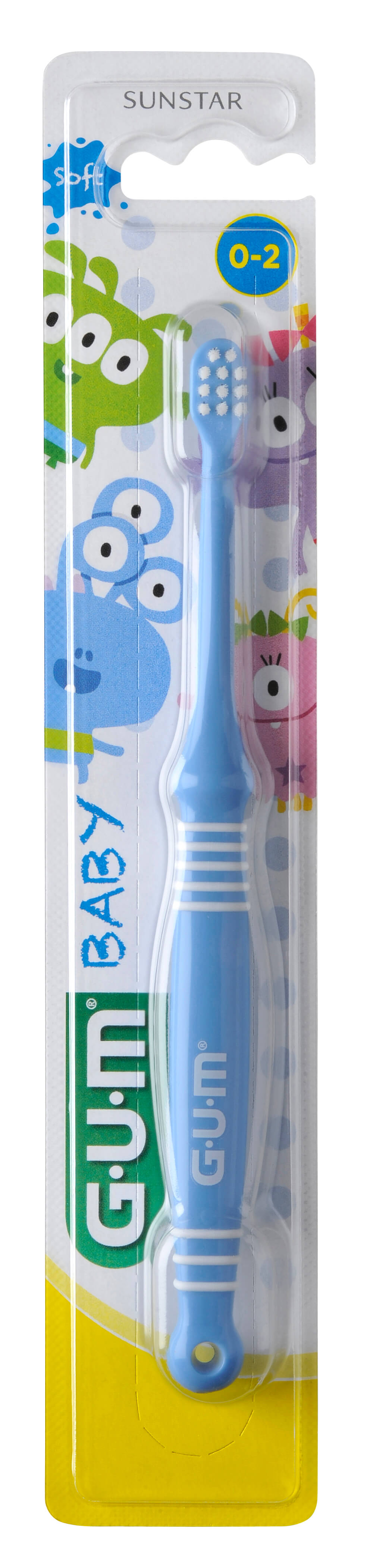 SUNSTAR GUM BABY, szczoteczka dla dzieci miękka, 1 szt.
