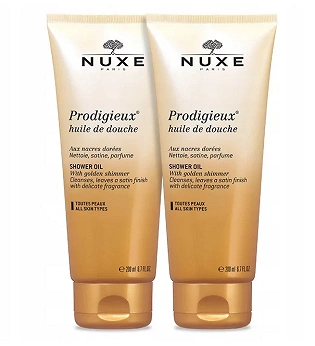 NUXE Prodigieux, olejek pod prysznic, 2 x 200 ml