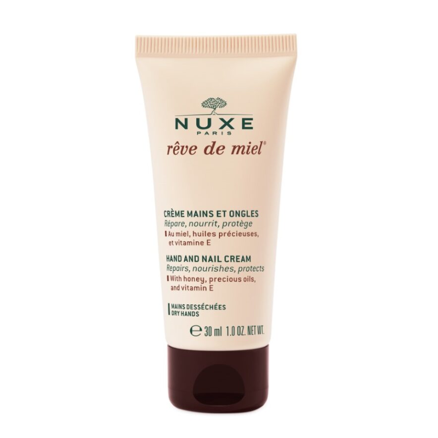 NUXE REVE DE MIEL , zestaw: krem do rąk, 30 ml + pomadka do ust, 4 g