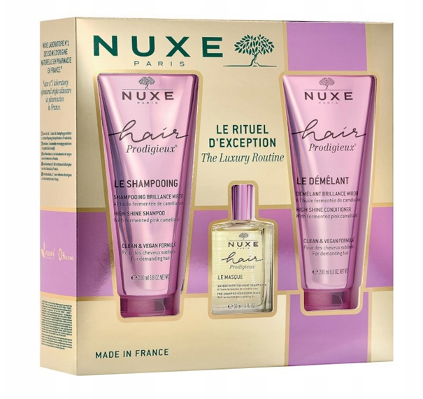 Nuxe Hair Prodigieux, zestaw kosmetyków do włosów