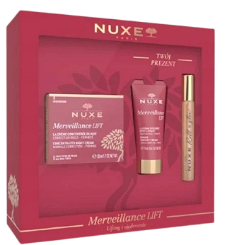 Nuxe Merveillance Lift, krem, 50 ml + krem, 15 ml + olejek roll on, 8 ml