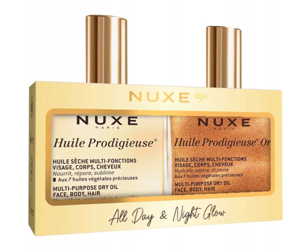 Nuxe Day&Night olejek, 100 ml + olejek z drobinkami, 100 ml