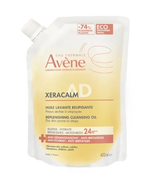 Avene XeraCalm A.D olejek oczyszczający, refil, 400 ml