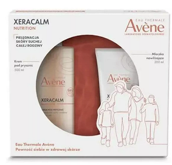 Avene Xmass XERACALM, krem pod prysznic, 500 ml + mleczko, 200 ml