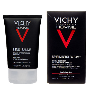 Vichy Homme Sensi Baume, balsam kojący po goleniu, 75 ml