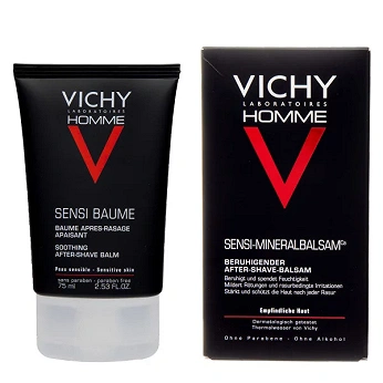 Vichy Homme Sensi Baume, balsam kojący po goleniu, 75 ml