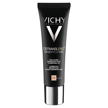 Vichy Dermablend 3D, podkład wyrównujący powierzchnię skóry, nude 25, 30 ml