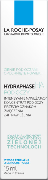 La Roche-Posay  Hydraphase HA  intensywnie nawilżający koncentrat pod oczy przeciw oznakom zmęczenia, 15 ml. 