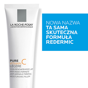 La Roche-Posay Pure Vitamin C Light, krem wypełniający zmarszczki, 40 ml