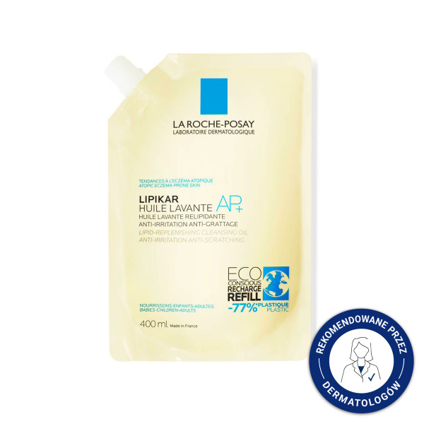 La Roche-Posay Lipikar Refill Oil AP+, olejek, Refill,  400ml