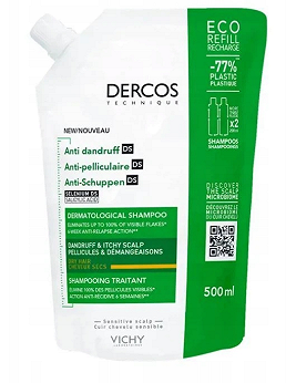 Vichy Dercos DS, szampon przeciwłupieżowy, 500 ml