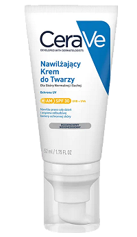 CeraVe, nawilżający krem do twarzy, SPF 30, 52 ml