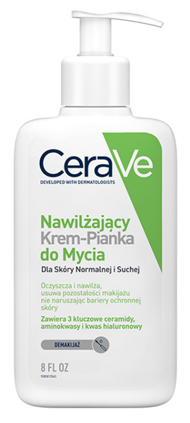 CeraVe nawilżając krem-pianka do mycia, 473 ml