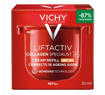 Vichy Liftactiv Collagen Specialist 16 krem przeciwzmarszczkowy wkład uzupełniający, 50 ml