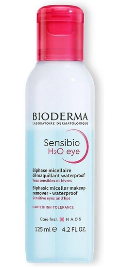 Bioderma Sensibio H2O Eye, płyn micelarny do oczu, 125 ml