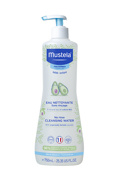 Mustela Bébé, woda oczyszczająca bez spłukiwania, 750 ml.