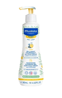 Mustela Cold Cream, żel do mycia z organicznym woskiem pszczelim, 300 ml