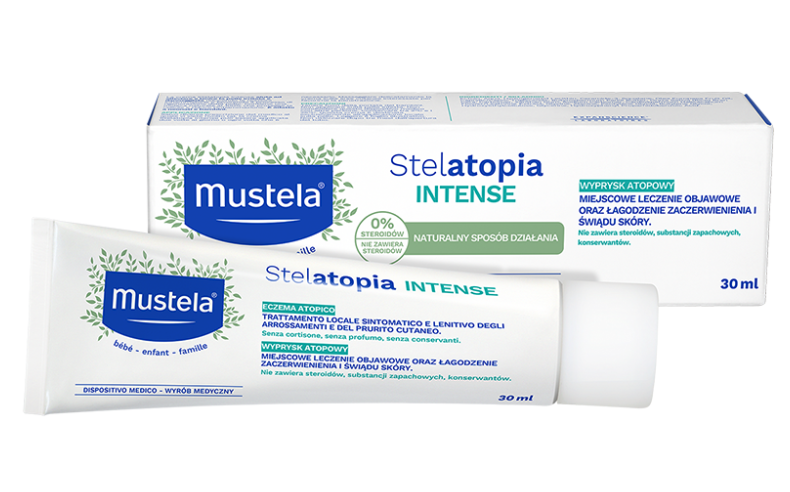 LABORATOIRES EXPANSCIENCE Mustela Stelatopia Intense, krem do łagodzenia zaczerwienienia oraz swędzenia skóry, 30 ml — Inhaltsstoffe i ocena