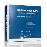 Gilbert NaCl 0,9% roztwór soli fizjologicznej do higieny oczu, nosa, przemywania ran, 100 ampułek 5 ml