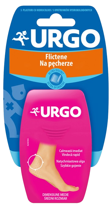 URGO Na Pęcherze, opatrunek, 5 szt.