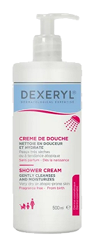 Dexeryl, krem myjący pod prysznic, 500 ml