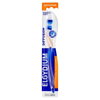 Elgydium Diffusion, szczoteczka, miękka, 1 szt.