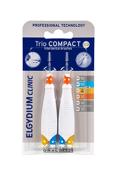 Elgydium Clinic Trio Compact 123, szczoteczka międzyzębowa, 2 szt.