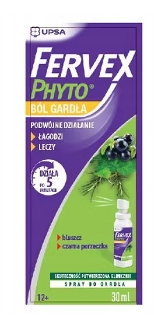 Fervex Phyto Ból Gardła, spray, 30 ml