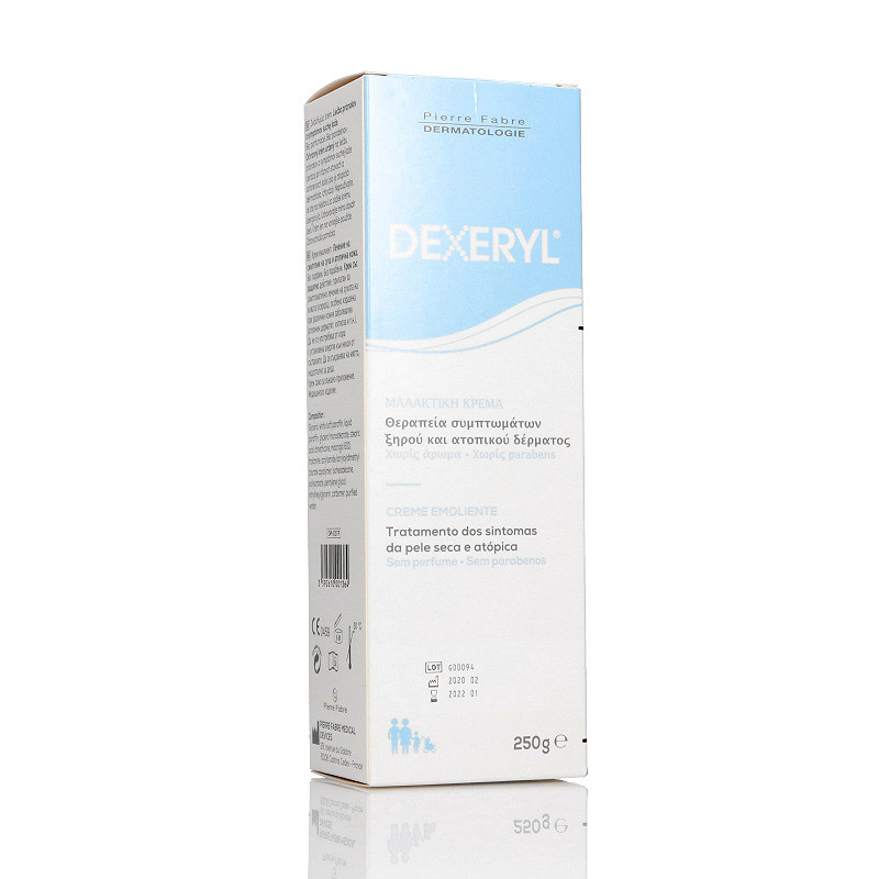 Dexeryl, krem emolient ochronny do leczenia objawów suchości skóry, tuba 250 g