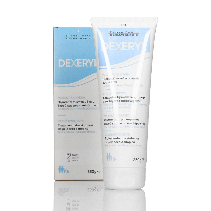 Dexeryl, krem emolient ochronny do leczenia objawów suchości skóry, tuba 250 g