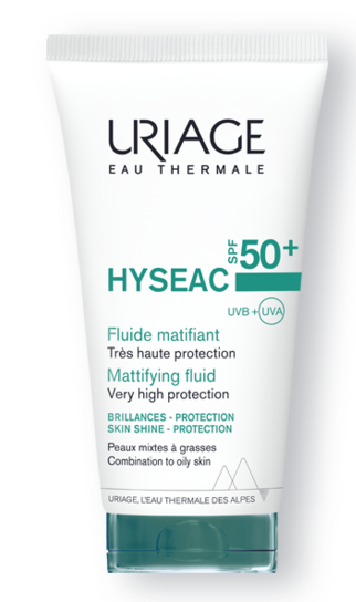 Uriage Hyseac  fluid przeciwsłoneczny, SPF 50+, 