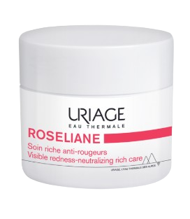 URGO Uriage Roseliane, reichhaltig Creme für Couperose-Haut, 50 ml — Inhaltsstoffe i ocena