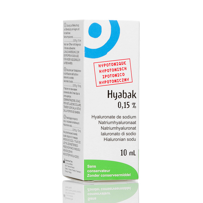 Hyabak, krople nawilżające na suche i zmęczone oczy, butelka 10 ml