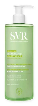 SVR SEBIACLEAR Gel Moussant, żel do mycia skóry tłustej i trądzikowej, 400 ml KRÓTKA DATA 31.07.2026